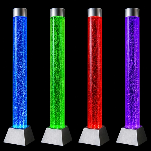 LED RGB bubble water column 180 × 15 cm with remote control