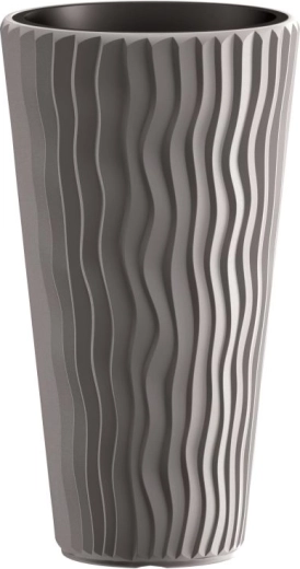 Cvetličnik Prosperplast Sandy Slim siv kamen 29,7 × 53,1 cm