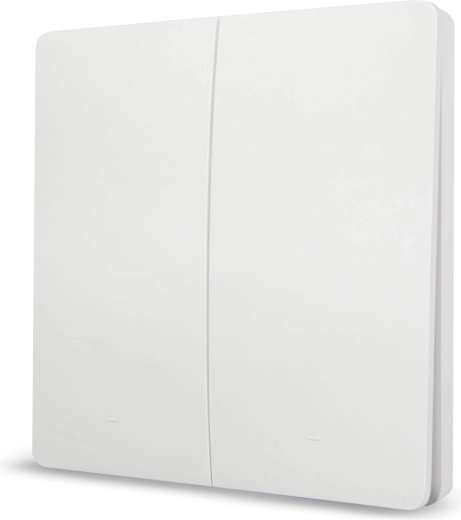Delight KINETIC wireless wall button, 2 circuits, 433 MHz, IP20