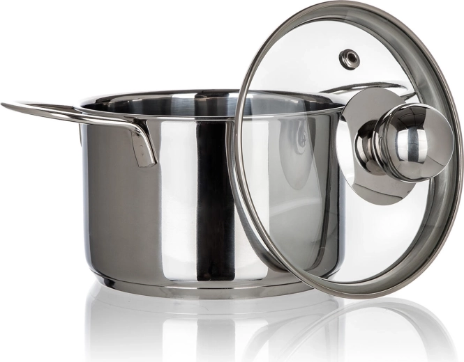 Stekleni pokrov z ventilom za popoln pregled