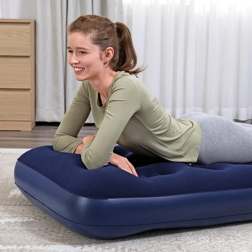 Flocked surface for comfort
