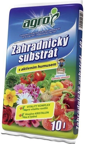 Vrtnarski substrat 10 l AGRO