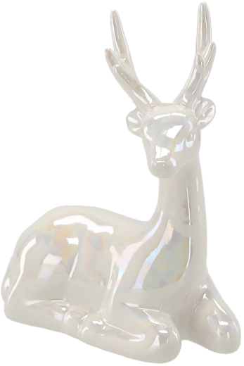 Božični keramični jelen 11,5 × 7,3 × 15,8 cm