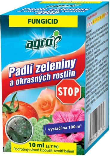 STOP pepelasta plesen – sistemični fungicid za zelenjavo in okrasne rastline 10 ml