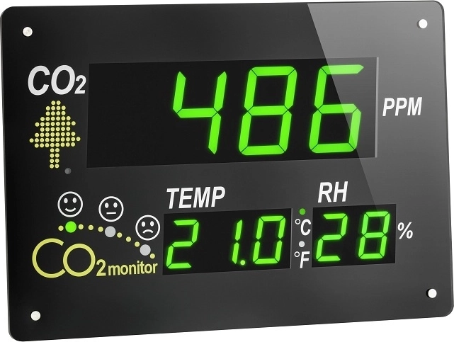 Indikator kakovosti zraka TFA AirCO2ntrol z merjenjem CO2, temperature in vlažnosti
