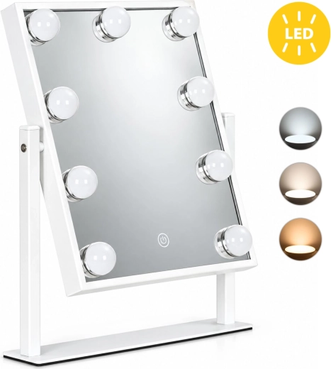 ModernHome LED Makeup Mirror 25 × 30 cm