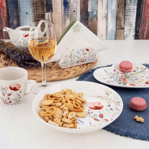 Slogoven cvetlični dekor Maki