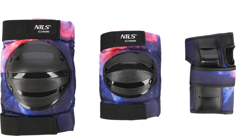 NILS Extreme protective gear set for wrists, elbows and knees – M