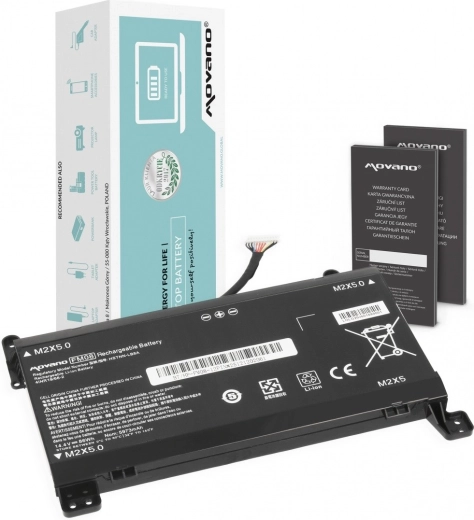Movano baterija FM08 za HP Omen 17-AN (12-pin) 5973 mAh 86 Wh