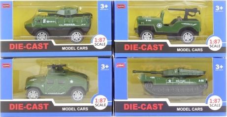Metal military vehicle 1:87