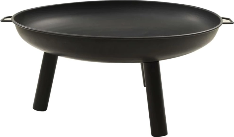 kovinsko vrtno kurišče, črno