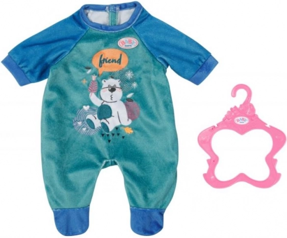 Žametni pajaci BABY born za punčko 43 cm – Modri