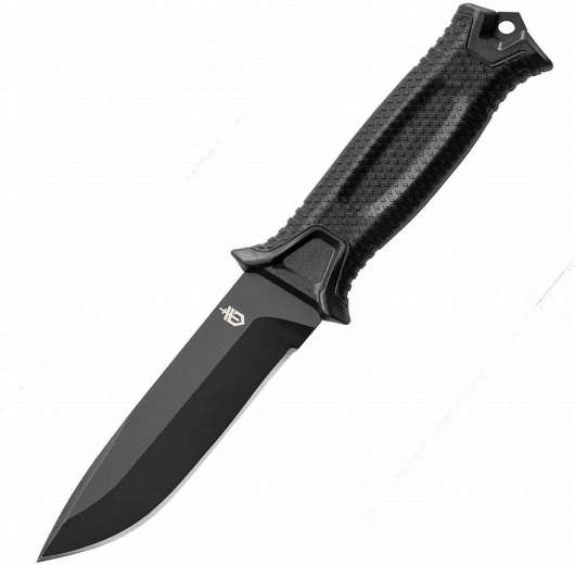 Gerber StrongArm – zunaj uporaben nož, črn, gladek rob