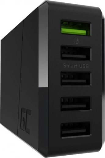 Omrežni polnilec GREENCELL ChargeSource 5, 52 W, 5× USB s hitrim polnjenjem