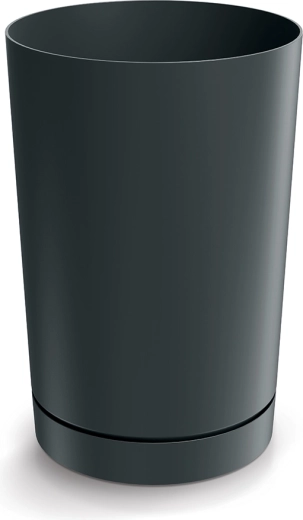 Cvetlični lonec Tubo 30 cm temno siv