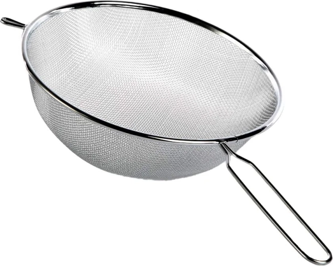 Kovinsko kuhinjsko cedilo z ročajem 23 cm