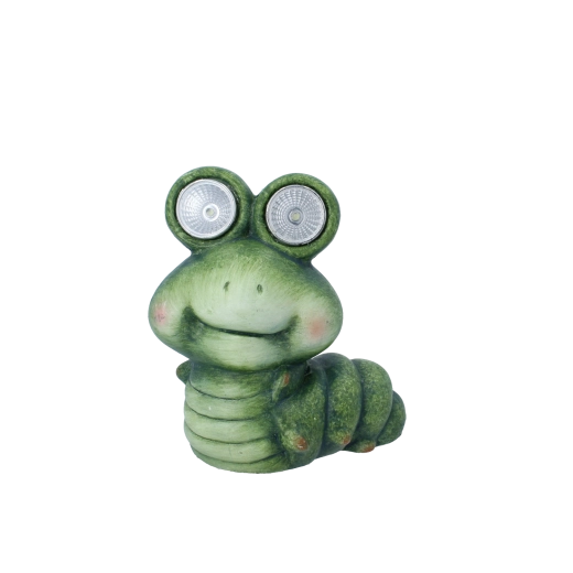 Vrtna gosenica z LED svetlečimi očmi