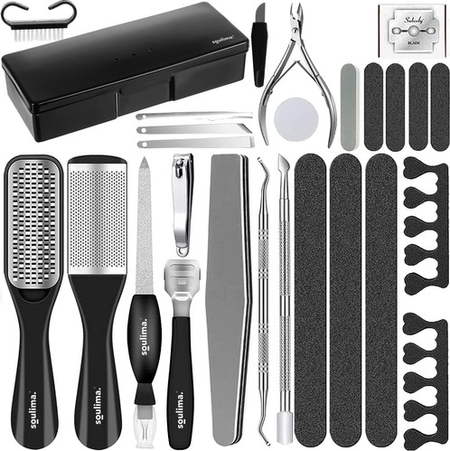 26-delni set za pedikuro SOULIMA v elegantnem etuiju