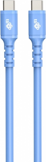 Silikonski modri kabel USB C - USB C 1m