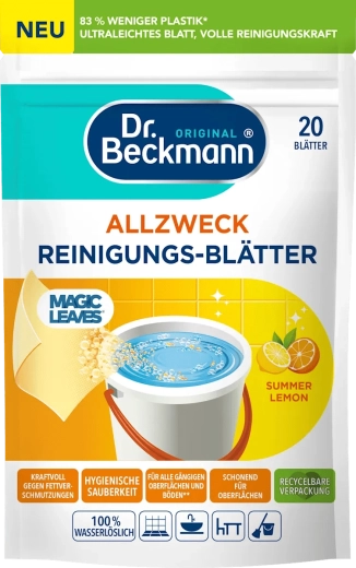 Univerzalni čistilni robčki s vonjem Summer Lemon, 20 kos