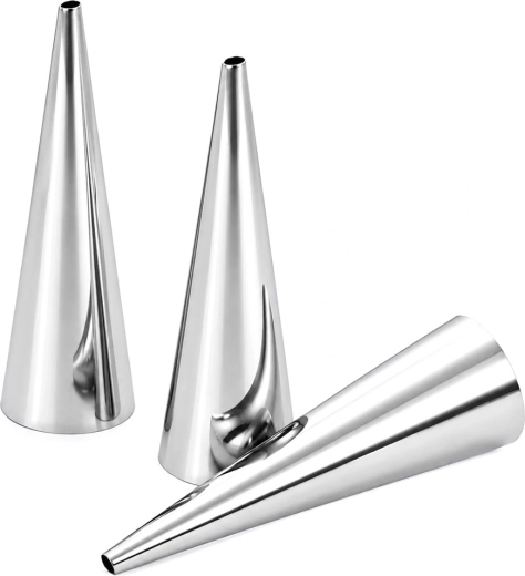Orion stainless steel cone molds - 3 pcs