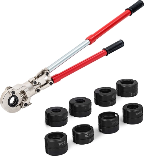 RENEW FORCE manual pipe press tool with TH and U dies - 1 piece