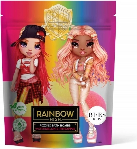 Šumeče kopeli Rainbow High melon in ananas 6×55 g