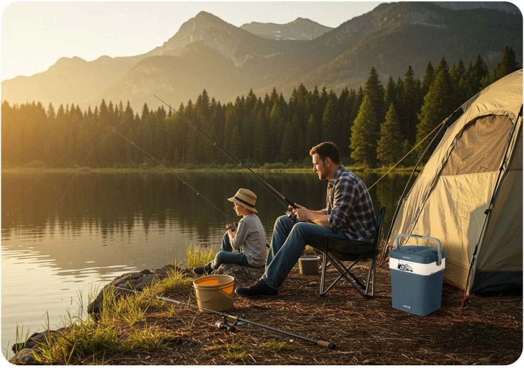 Idealno za kampiranje, plažo in piknik