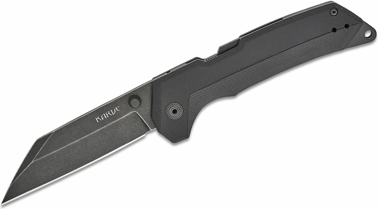 Cold Steel Karve zložljiv nož 9,5 cm, črn, G10, sponka