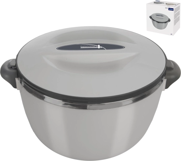 Termo posoda UH/nerjavno jeklo TERMO 6 l siva
