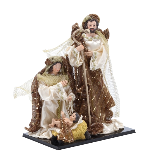 Elegantni zlati poudarki in tekstilni učinek oblačil