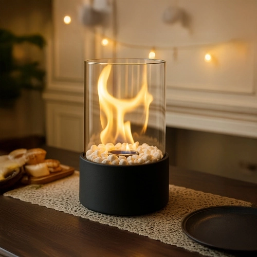 A safer flame thanks to protective glass