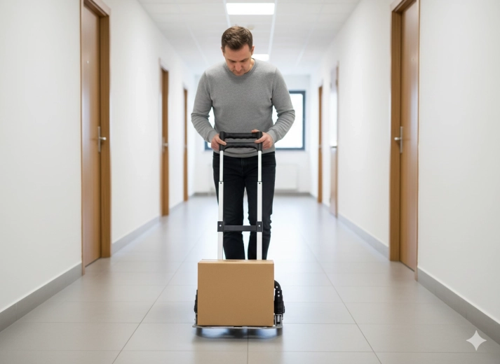 Teleskopska ročica in stabilna lopata