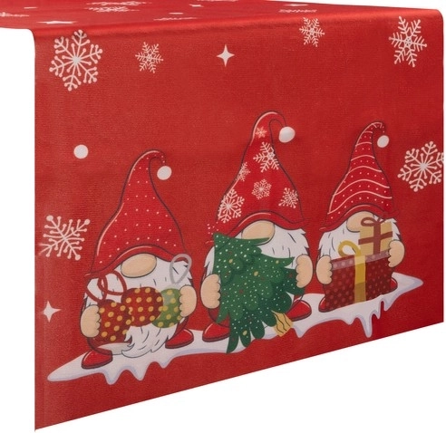 Festive decoration with gnomes
