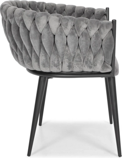 Pleten naslon za slog in oporo