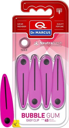 Dr. Marcus Easy Clip Car Air Freshener Bubble Gum