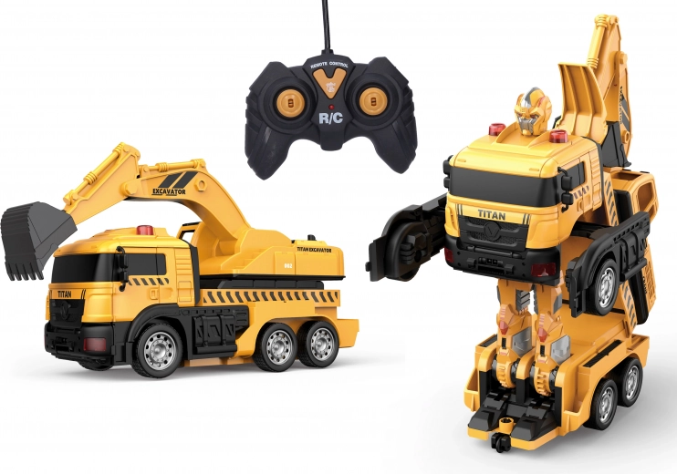 RC avtorobot – transformirajoči bager 29 cm