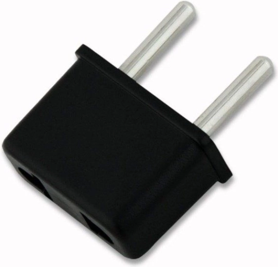 Adapter iz vtičnice ZDA na EU – 1 kos