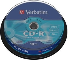 Verbatim CD-R Extra Protection 700 MB 52x - 10 pcs