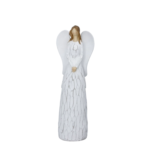 Christmas Figurine White Glamour Angel
