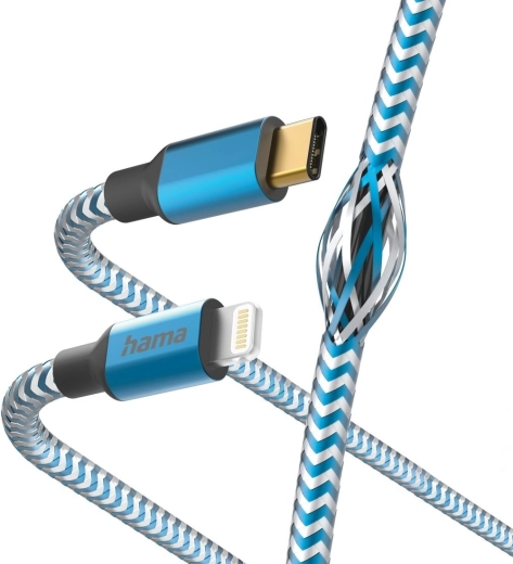 Polnilni kabel 1,5 m USB-C Lightning moder