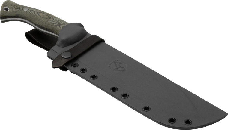 Non-slip handle and secure sheath