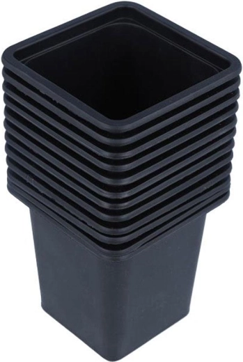 Plastični sadilni lonček 7 × 7 × 8 cm, pakiranje 20 kos