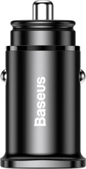 Baseus Square kovinski avtomobilski adapter A+C 30 W s hitrim polnjenjem
