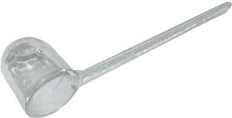 Merilna žlička za kavo iz prozorne plastike