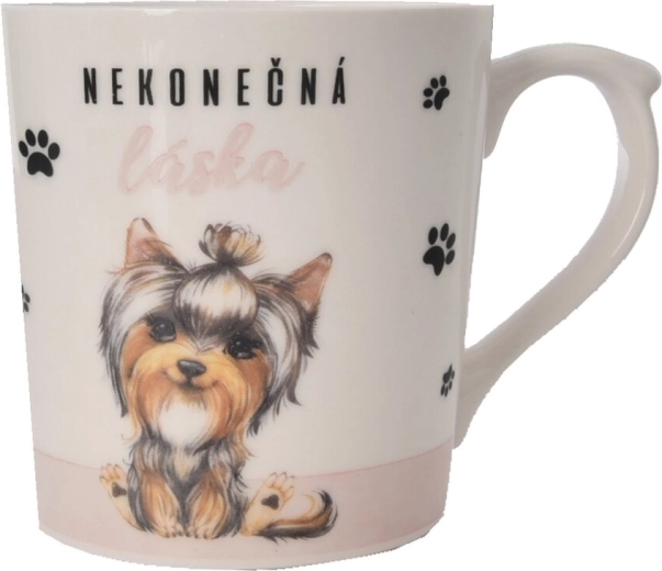 Keramični lonček Neskončna ljubezen – pes 550 ml