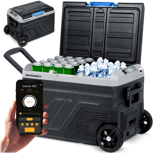 Berdsen Icemax 402 prenosni kompresorski avtomobilski hladilnik 40 l črn