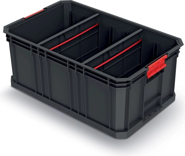 Modularni transportni zaboj z pregradami 520 × 329 × 210 mm