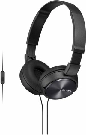 Slušalke SONY MDR-ZX310AP z mikrofonom, črna