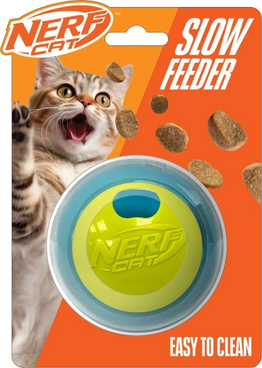 Nerf Cat interaktivna žogica za priboljške za mačke 9 cm